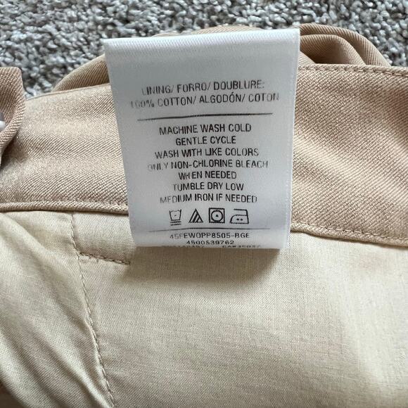 Favorite Daughter The Favorite Pant Beige Pleated Wide Leg trouser - Picture 10 of 12